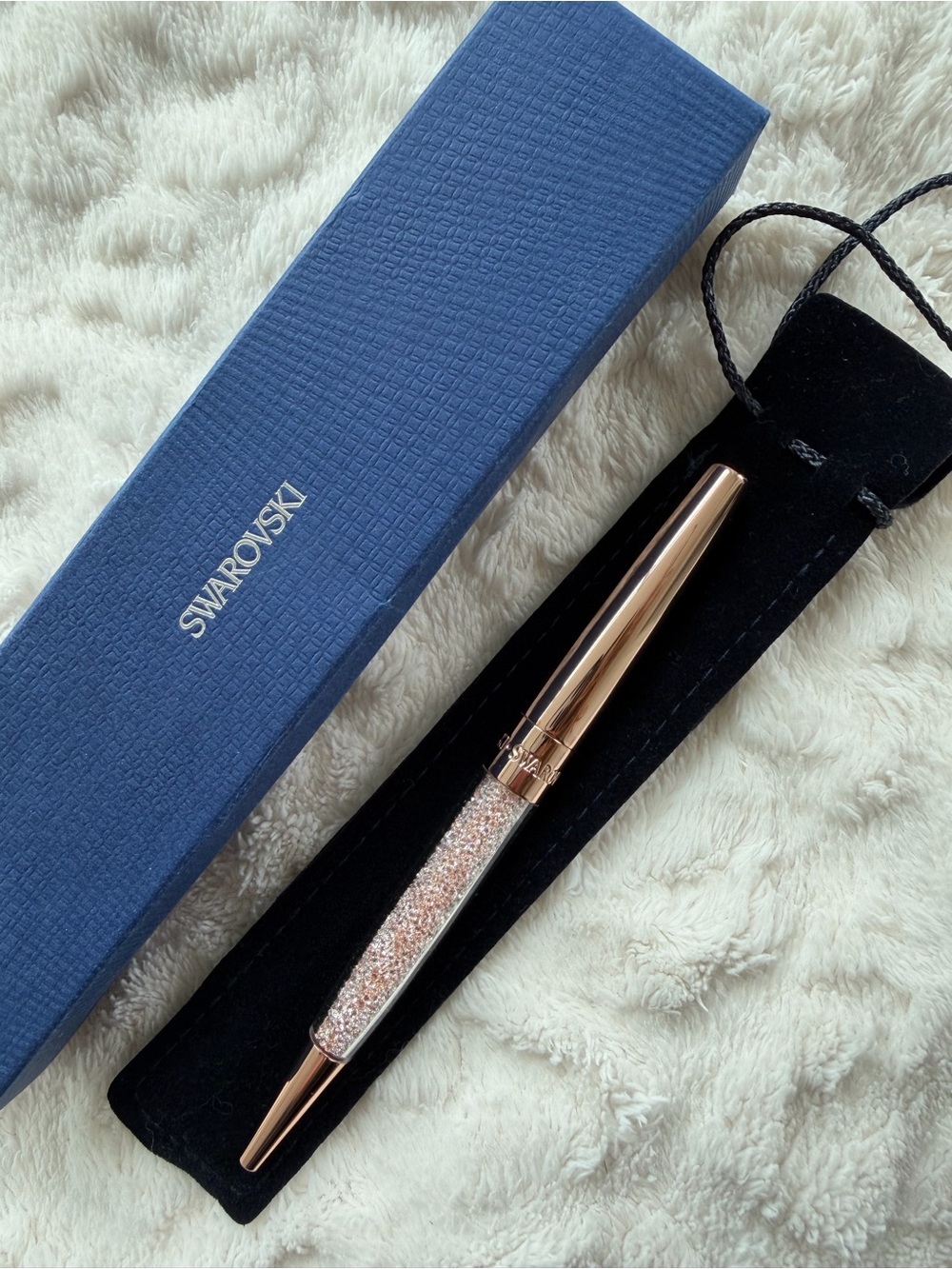 Swarovski Rose Gold Crystal Ballpoint Pen